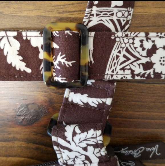 Vera Bradley brown and pink hipster crossbody bag - Picture 5 of 8